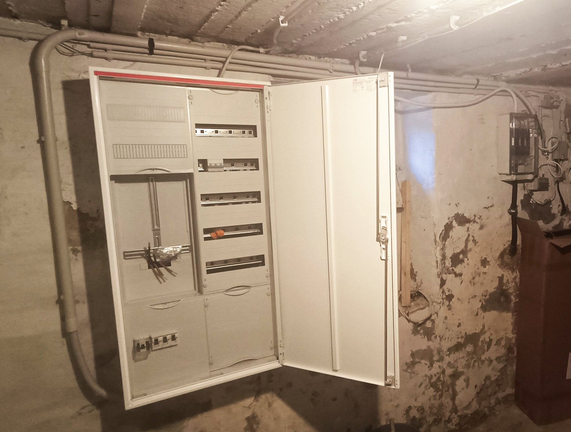 Leerer Zählerschrank